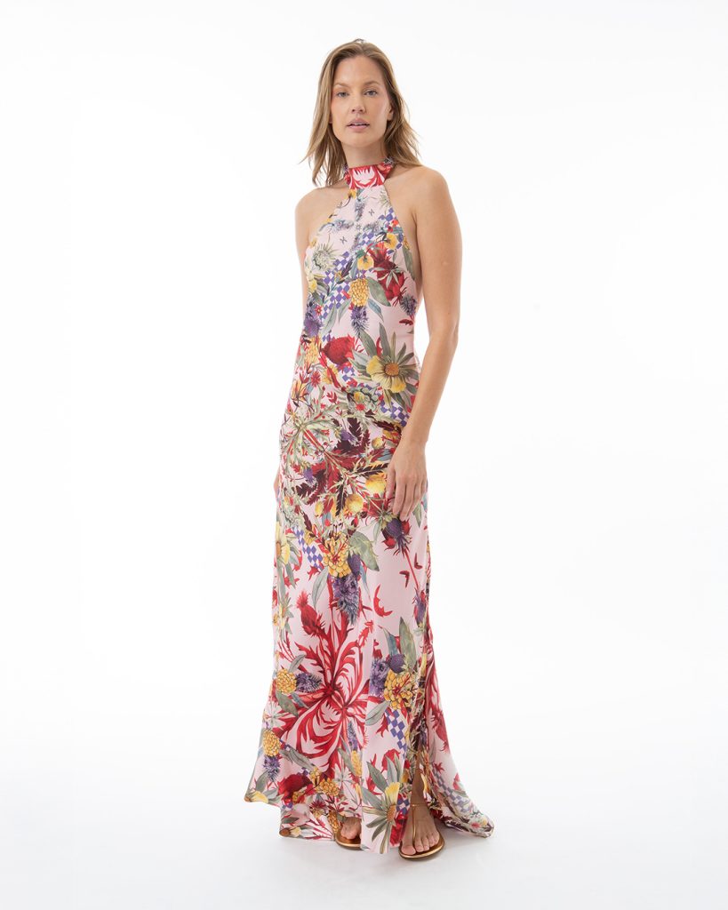 Garnet-Blossom-floral-print-halter-neck-maxi-dress-with-front-slit