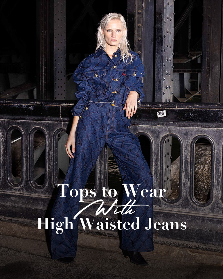 Tops to Wear with High Waisted Jeans